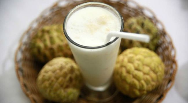 Suco de polpa de pinha